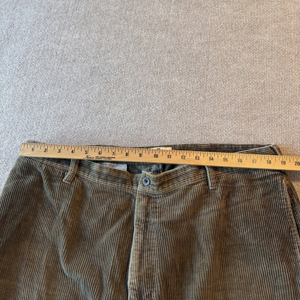 Vintage Woolrich Cotton Corduroy‎ Pants Men's 38x42 Dark Loden 1516 - Picture 5 of 9